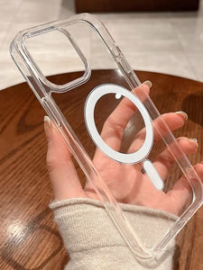 Crystal Clear MagSafe Cases for iPhone 12, 13, 14, 15 ,Pro, Pro Max! - SHOPSPK.ONLINE