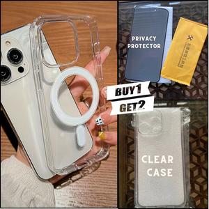 Crystal Clear MagSafe Cases for iPhone 12, 13, 14, 15 ,Pro, Pro Max! - SHOPSPK.ONLINE